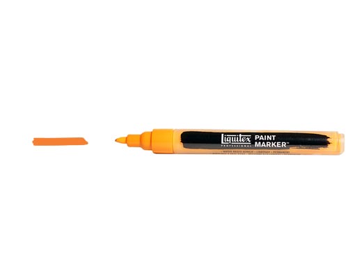 Liquitex Paint Marker  Fine Nib  Cadmium Orange