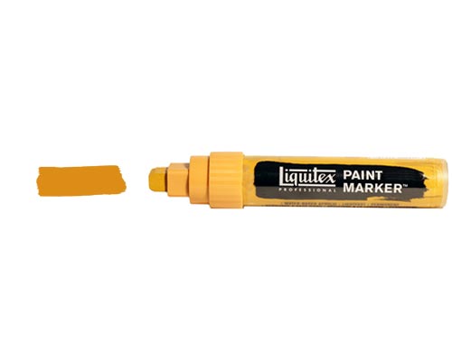 Liquitex Paint Marker  Wide Nib  Yellow Oxide