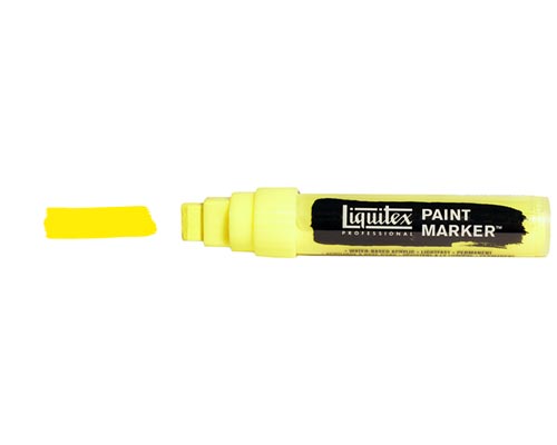 Liquitex Paint Marker  Wide Nib  Flourescent Yellow