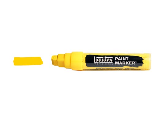 Liquitex Paint Marker  Wide Nib  Cadmium Yellow Medium