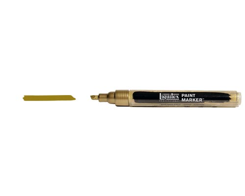 Liquitex Paint Marker  Fine Nib  Iridescent Antique Gold