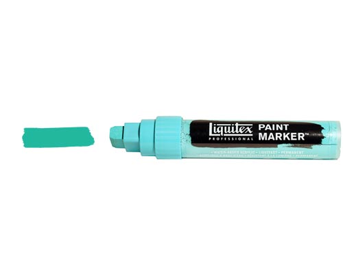 Liquitex Paint Marker  Wide Nib  Bright Aqua Green