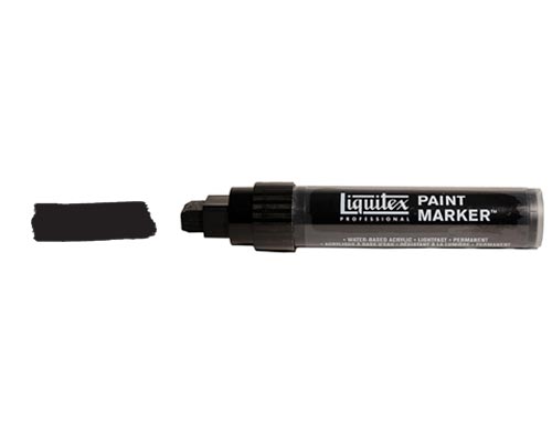 Liquitex Paint Marker  Wide Nib  Carbon Black Wide