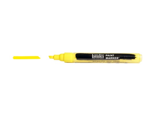 Liquitex Paint Marker  Fine Nib  Yellow Medium Azo