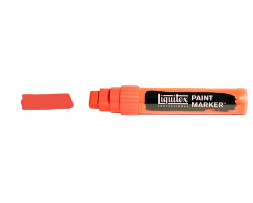 Liquitex Paint Marker  Wide Nib  Cadmium Red Light