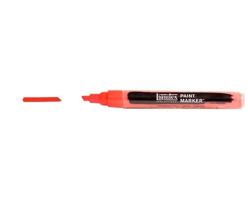 Liquitex Paint Marker  Fine Nib   Flourescent Red