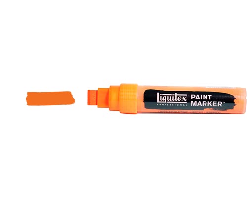 Liquitex Paint Marker  Wide Nib  Fluorescent Orange
