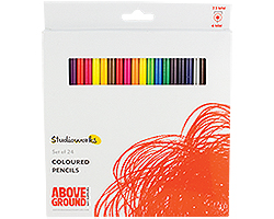 Above Ground Studioworks Soft Coloured Pencil  Set of 24