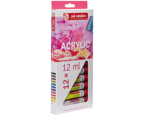 Royal Talens Art Creation Acrylic Colour Set -  12 x 12mL