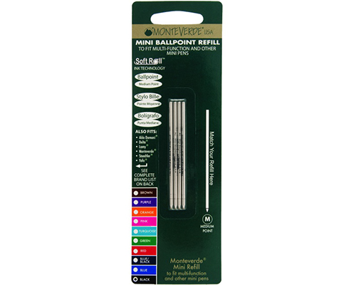 Mv Tool Pen Refill 4pk Black