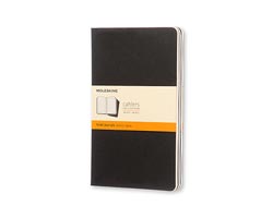 Moleskine Cahier Ruled Large Black Set of 3