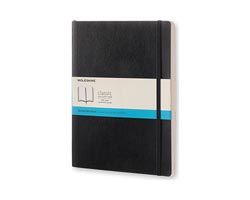 Moleskine X-Large Softcover Dotted Notebook-Black
