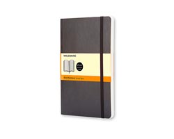 Moleskine Ruled Soft Cover Notebook - Black - Large