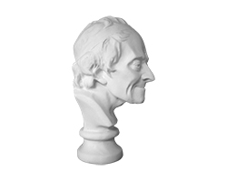 Plaster Bust - Voltaire - 6"