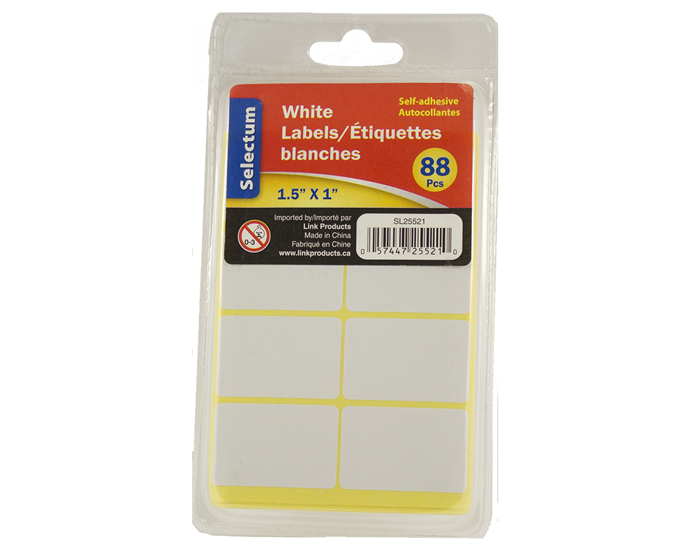 Selectum White Labels 1 X1.5