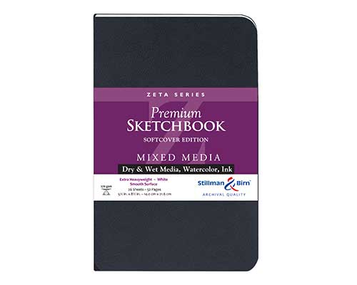 Stillman & Birn Zeta Series Softcover Sketchbook - 5.5 x 8.5 in.