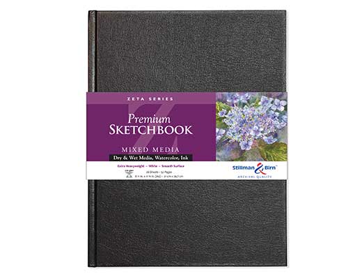 Stillman & Birn Zeta Series Hardbound Sketchbook -  8.3 x 11.7 in