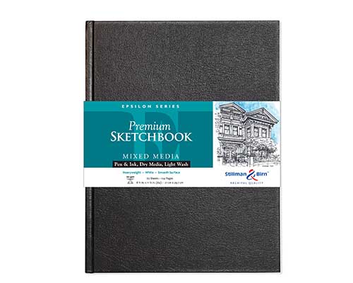Stillman & Birn Epsilon Series Hardbound Sketchbook - 8.3 x 11.7 in
