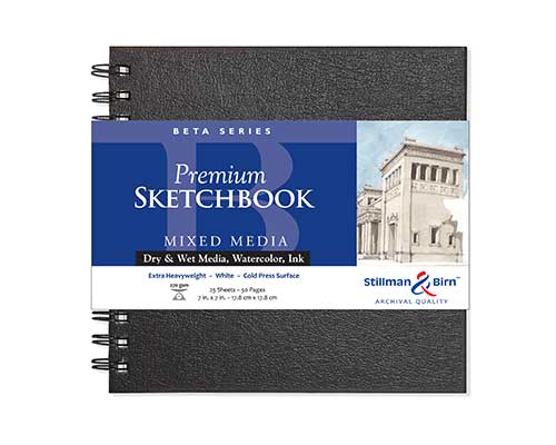 Stillman & Birn Beta Series Wire-Bound Sketchbook - 7x7 in.