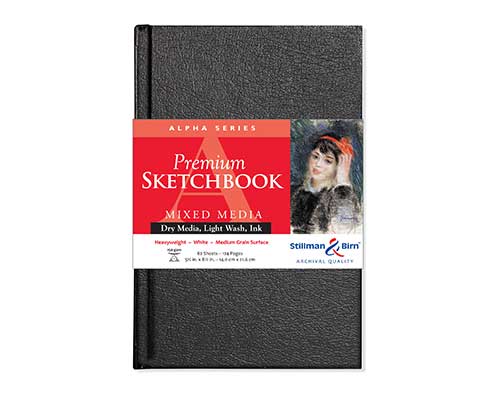 Stillman and Birn Premium Gamma Hardbound Sketchbook - 9x6 (62-Sheets)