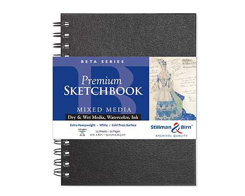 Stillman & Birn Beta Series Wire-Bound Sketchbook - 6x8 in.