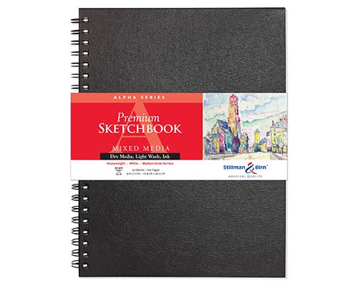 Stillman & Birn Alpha Series Wire-Bound Sketchbook - 9x12 in.