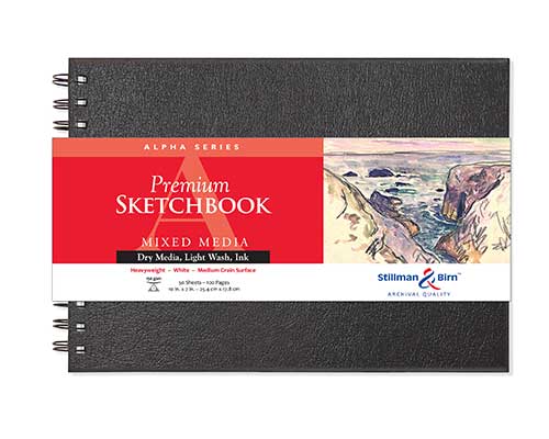 Stillman & Birn Alpha Series Wire-Bound Sketchbook - 10x7 in.