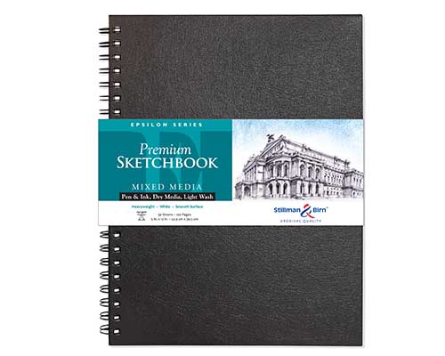 Strathmore 500 Series Visual Mixed Media Journal, 5.5x8 Vellum, Wire  Bound, 34 Sheets