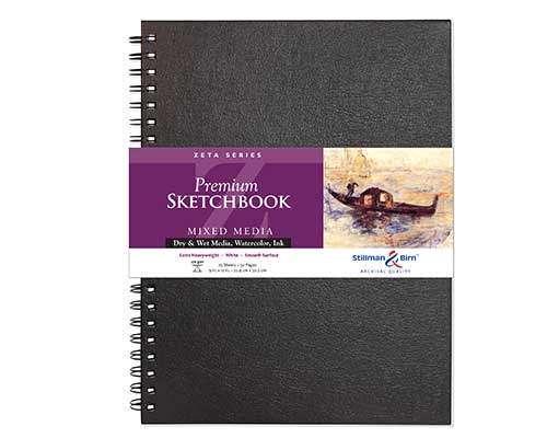 Stillman & Birn Zeta Series Wire-Bound Sketchbook - 9 x 12 in.