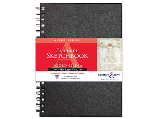 Stillman & Birn Alpha Series Wire-Bound Sketchbook - 7x10  in.