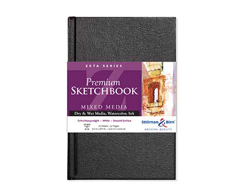 Stillman & Birn Zeta Series Hardbound Sketchbook, 5.5 x 8.5