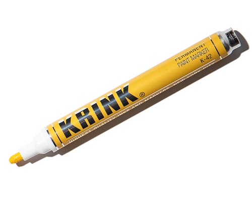 KRINK K-42 Paint Marker - Yellow