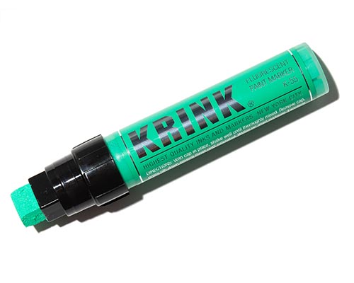 KRINK K-55 Fluorescent Green Paint Marker