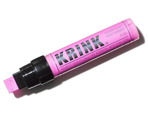 KRINK K55 Fluorescent Pink Paint Marker