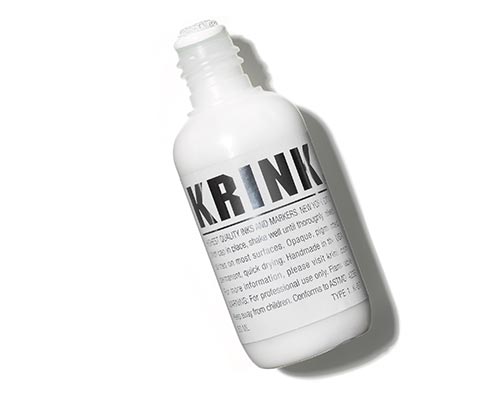 KRINK K-60 Squeeze Paint Marker - White