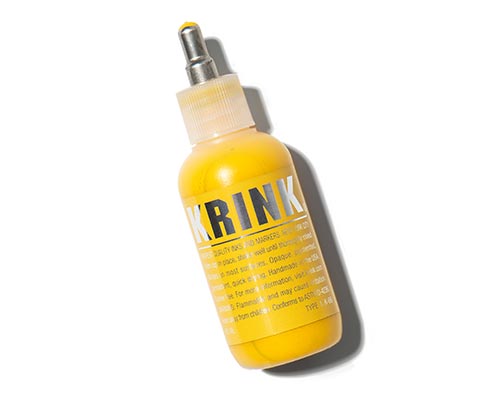 KRINK K-66 Steel Tip Marker - Yellow