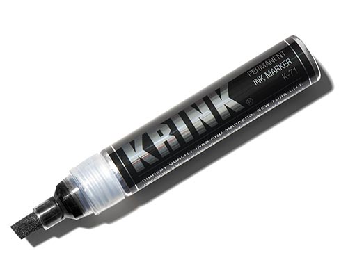 KRINK K-71 Permanent Ink Marker - Black