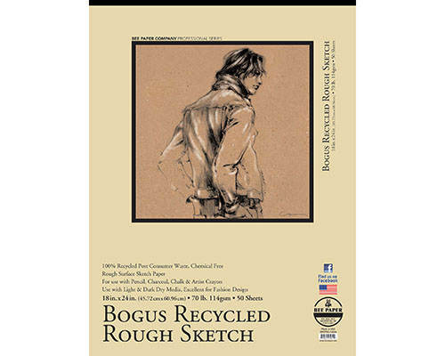 Bee Paper Bogus Recycled Sketch Pad - 18x24 in.