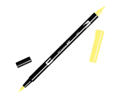 Tombow Dual Brush Pen 062 Pale Yellow