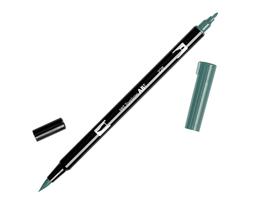 Tombow Dual Brush Pen 228 Grey Green