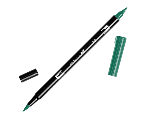 Tombow Dual Brush Pen 249 Hunter Green