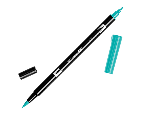 Tombow Dual Brush Pen 373 Sea Blue