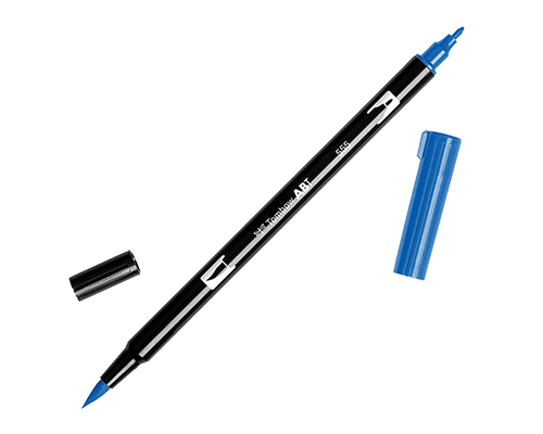 Tombow Dual Brush Pen 555 Ultramarine