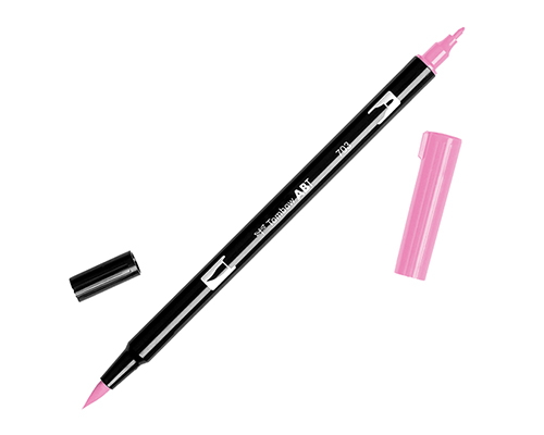 Tombow Dual Brush Pen 703 Pink Rose