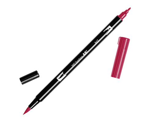 Tombow Dual Brush Pen 847 Crimson