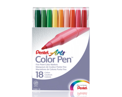 Pentel Colour Pen 18 Set