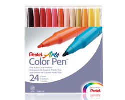 Pentel Colour Pen 24 Set
