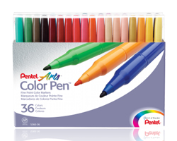 Pentel Colour Pen 36 Set