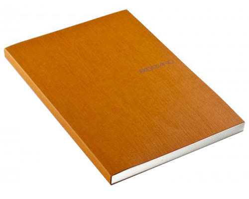 Fabriano EcoQua  Dotted Notebook Glue Binding 5.8"X8.25" Orange