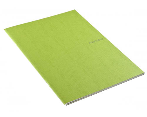 Fabriano EcoQua  Lined Notebook 8.25"X11.7" Lime